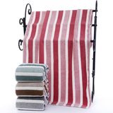 Julia M Lifestyles Microfiber Striped Towel Set - Soft & Quick-Dry - Julia M LifeStyles