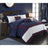 10-Piece Luxe Comforter Bedding Set quilts & comforters Julia M Home & Kitchen Navy Queen United States