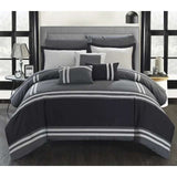 10-Piece Luxe Comforter Bedding Set quilts & comforters Julia M Home & Kitchen   