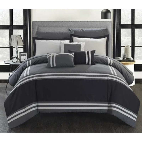 10 - Piece Luxe Comforter Bedding Set - Julia M LifeStyles