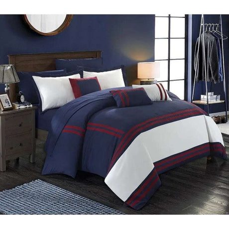 10 - Piece Luxe Comforter Bedding Set - Julia M LifeStyles