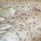 Spring Garden Floral Duvet Cover Set - 100% Cotton, Double Queen - Julia M LifeStyles