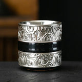 Luxurious Handmade 999 Pure Silver Gilded Tianmu Teacup - 100ml - Julia M LifeStyles