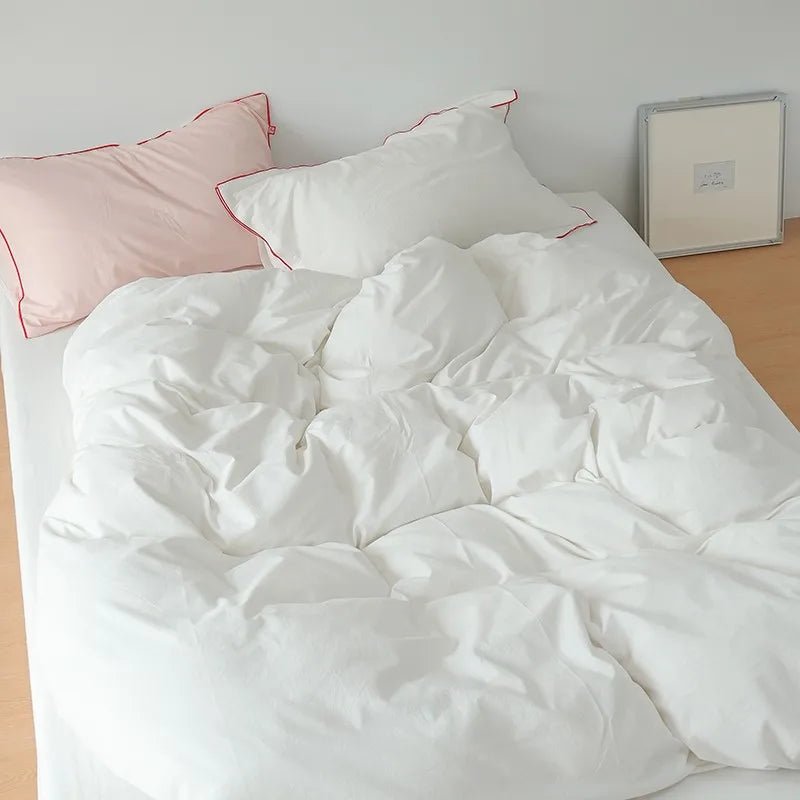 Luxury 100% Cotton Duvet Cover Set with Soft Texture & Pillowcases - Julia M LifeStyles