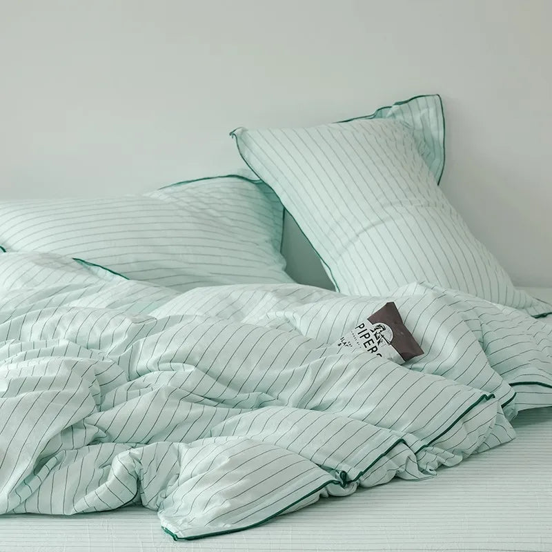 Luxury 100% Cotton Duvet Cover Set with Soft Texture & Pillowcases - Julia M LifeStyles