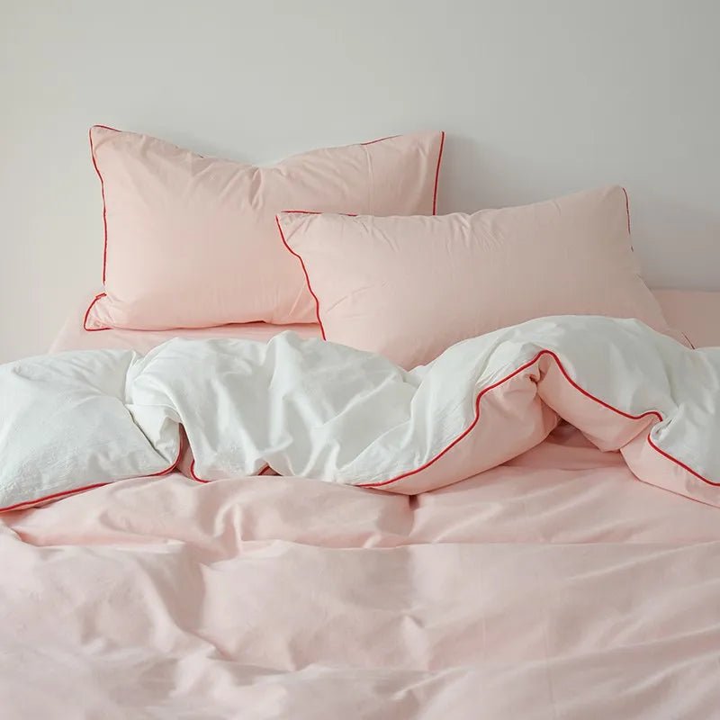 Luxury 100% Cotton Duvet Cover Set with Soft Texture & Pillowcases - Julia M LifeStyles