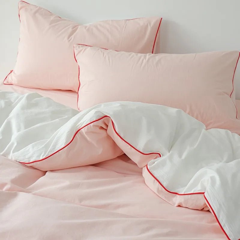 Luxury 100% Cotton Duvet Cover Set with Soft Texture & Pillowcases - Julia M LifeStyles