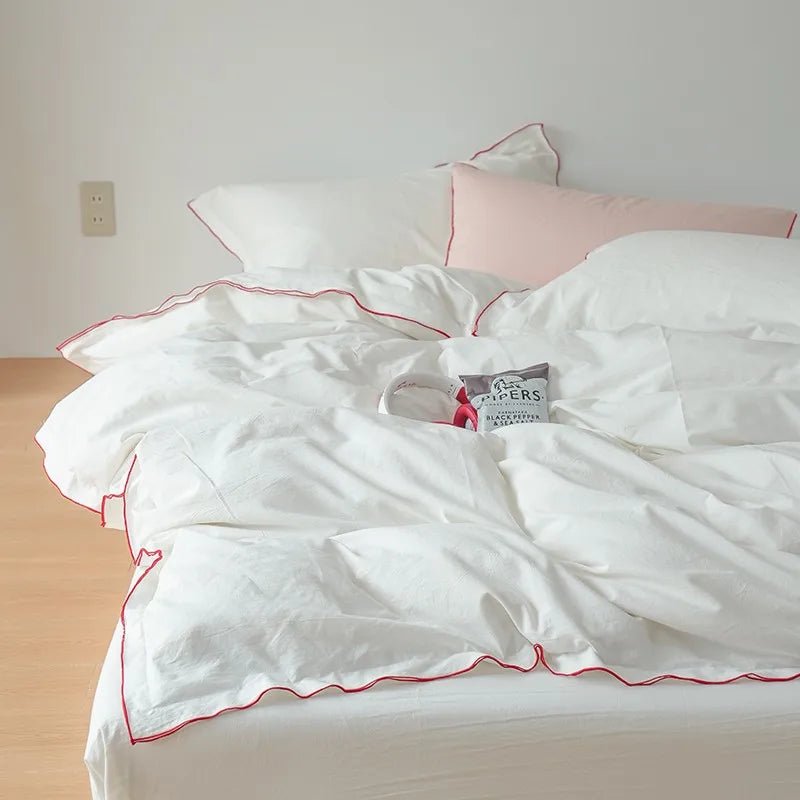 Luxury 100% Cotton Duvet Cover Set with Soft Texture & Pillowcases - Julia M LifeStyles