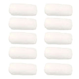 10pc White Soft Microfiber Fabric Face Towel Towels Julia M Home & Kitchen   