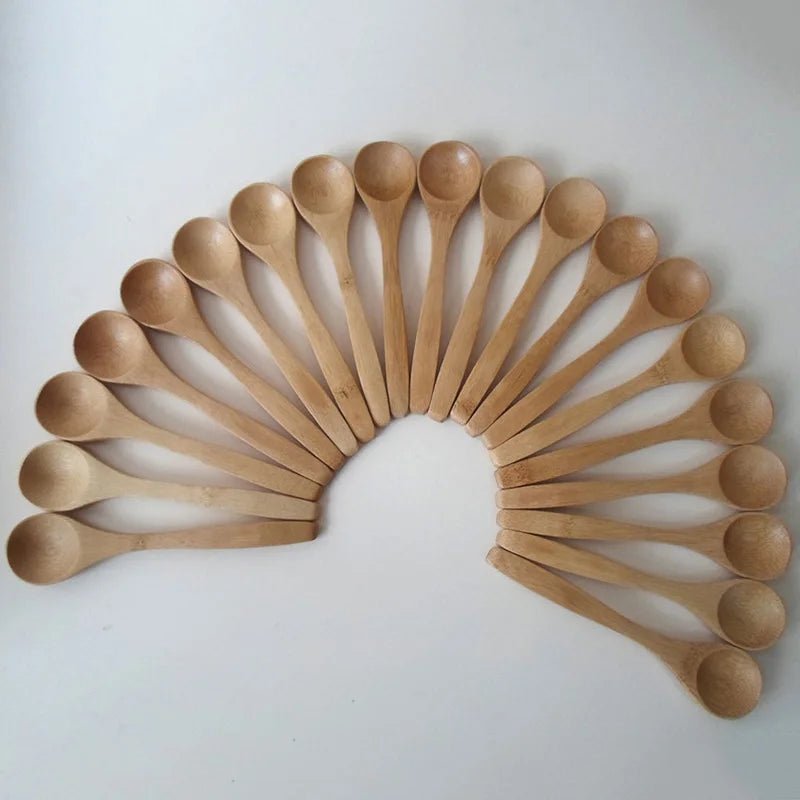 10Pcs Mini Wooden Kitchen Spoons Set 🥄 - Julia M LifeStyles