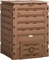 120 Gallon Garden Compost Bin with 80 Vents and Sliding Doors - Julia M LifeStyles