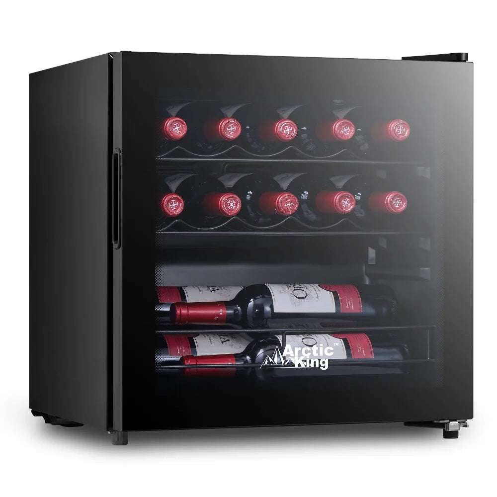 14-Bottle Glass Door Wine Cooler 14-Bottle Wine Cooler, Julia M Home & Kitchen   
