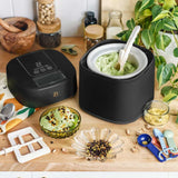 Activated Black Sesame Ice Cream Maker Ice Cream Maker with Activated Display Julia M Home & Kitchen   