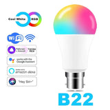 15W WiFi Smart Light Bulb - Voice - Controlled - Julia M LifeStyles