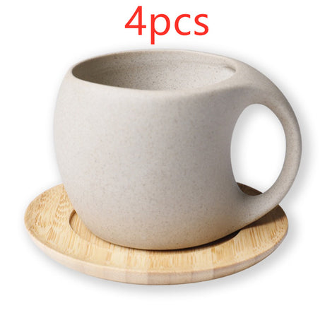 Healthy Pottery Cold Kettle Set Pottery Tea Post set Julia M LifeStyles Cup X4  