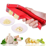 2 in 1 Garlic Press - Crush and Slice with Ease - Julia M LifeStyles