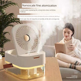 2-in-1 USB Desktop Humidifier & Mini Electric Fan 🌿 - Julia M LifeStyles