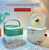 2-in-1 USB Desktop Humidifier & Mini Electric Fan 🌿 - Julia M LifeStyles