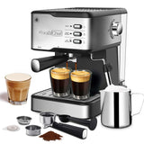 20 Bar Espresso Machine with Milk Frother - Julia M LifeStyles