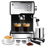 20 Bar Espresso Machine with Milk Frother - Julia M LifeStyles