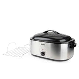 22 Quart Electric Roaster Oven Stainless Steel with Self - Basting Lid, ART - 712SB - Julia M LifeStyles