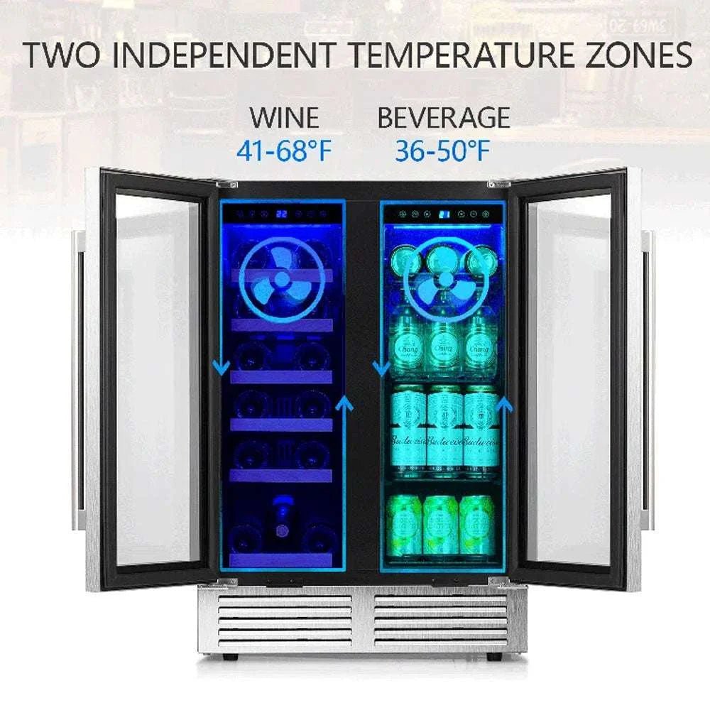 24 inch Dual - Zone Wine Cellar with Digital Memory - Julia M LifeStyles