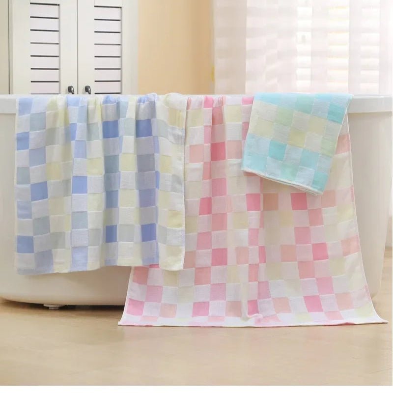 25*50cm Cotton Small Towel Double Gauze Children's Towel Square Cloth Dish Cloth Color Kindergarten Children Face Towel - Julia M LifeStyles