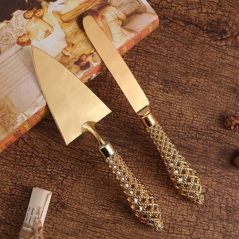 2pc Cake Knife Set - Julia M LifeStyles