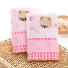 2pcs 100%Cotton Cartoon Bear Jacquard Children Face Towel Soft Absorbent Cute Small Bath Towel 25*50cm - Julia M LifeStyles