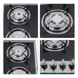 30.3" LPG/NG Gas COOKTOP Built - in 5Burner Stove Hob Cooktop Tempered Glass - Julia M LifeStyles