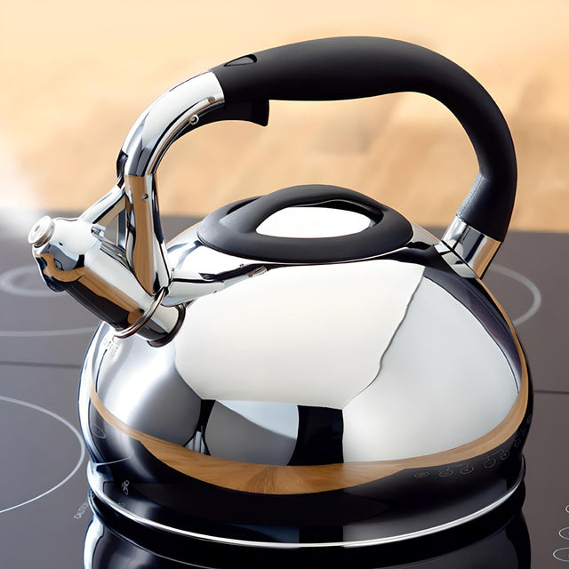 304 Stainless Steel Whistling Kettle - Home & Camping Essential - Julia M LifeStyles