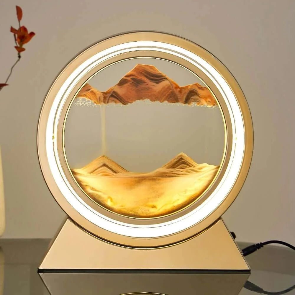 3D Hourglass LED Lamp - Julia M LifeStyles