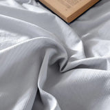 3pcs Button Duvet Cover Queen Twin Double Queen King White Gray Soft 100%Washed Microfiber Bedding Duvet Cover Set Pillowcases - Julia M LifeStyles