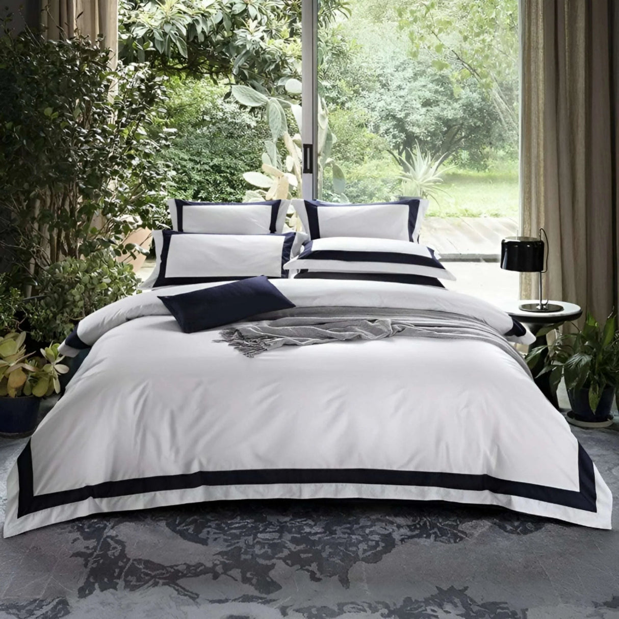 4 - Piece Cotton Duvet Cover Set - Julia M LifeStyles