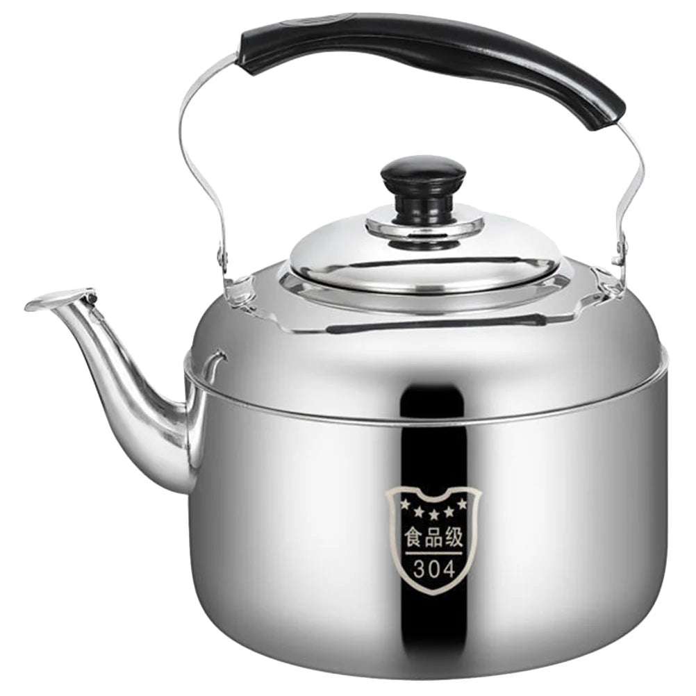 4/5/6L Tea Kettle Stovetop Whistling Teapot Stove Top Whistling Tea Kettle Stainless Steel Teapot Large Capacity Tea Kettle Pot - Julia M LifeStyles