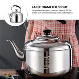 4/5/6L Tea Kettle Stovetop Whistling Teapot Stove Top Whistling Tea Kettle Stainless Steel Teapot Large Capacity Tea Kettle Pot - Julia M LifeStyles