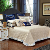 Luxury Jacquard Cotton Bedding Set - King/Queen Size - Julia M LifeStyles