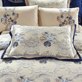 Luxury Jacquard Cotton Bedding Set - King/Queen Size - Julia M LifeStyles