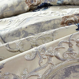 Luxury Jacquard Cotton Bedding Set - King/Queen Size - Julia M LifeStyles