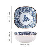 Japanese Blue and White Porcelain Sauce Plates Set - Julia M LifeStyles