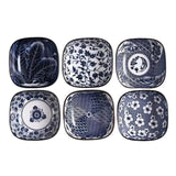 Japanese Blue and White Porcelain Sauce Plates Set - Julia M LifeStyles