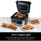 5 - in - 1 Programmable Indoor Electric Grill with Air Fry, Roast, Bake & Dehydrate - Julia M LifeStyles