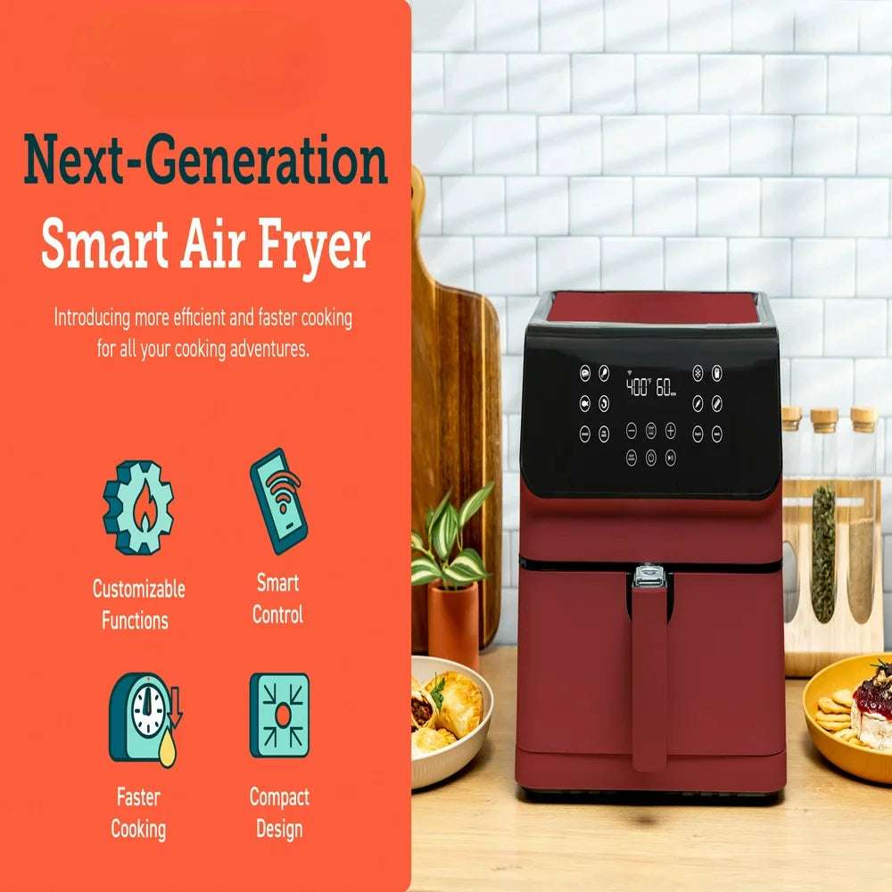 5.8 - Quart Smart Air Fryer - Voice Controlled - Julia M LifeStyles