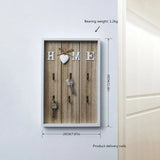 6 - Hook Wooden Metal Key Hook Board - Julia M LifeStyles