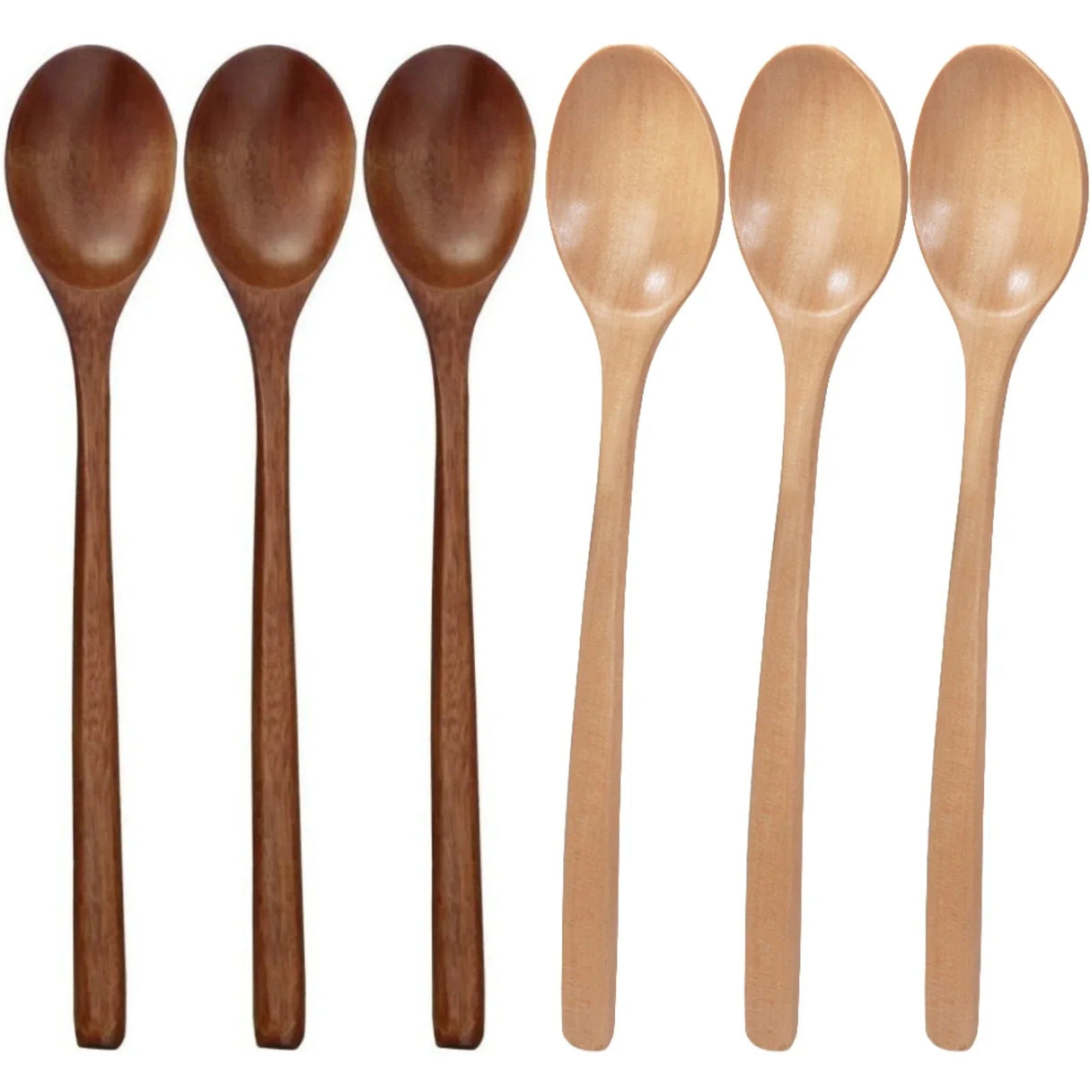 6 - Piece Korean Style Wooden Spoon Set - Julia M LifeStyles