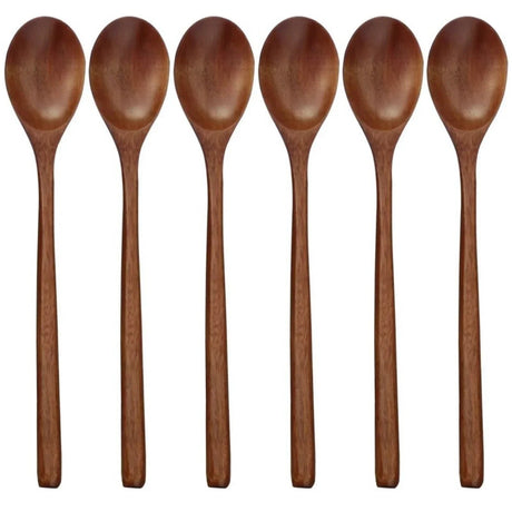 6 - Piece Korean Style Wooden Spoon Set - Julia M LifeStyles