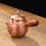 600/1200/1600ml Pure Copper Boiling Tea Kettle Retro Style Handmade Copper Pot Large Capacity Health Care Teapot Boiling Kettle - Julia M LifeStyles