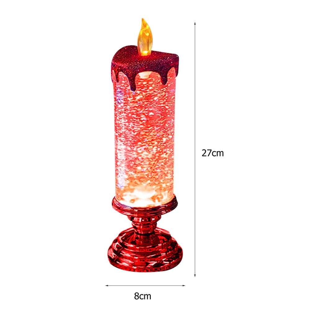 7 - Color Gradient LED Crystal Candle - Julia M LifeStyles