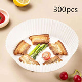 Air Fryer Liner Disposable Food Grade Silicone Paper 6.3Inch*4.5Inch Baking Mats & Liners Julia M Home & Kitchen   