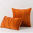 Art Velvet Cushion Cover - Vibrant Solid Colors velvet pillow covers Julia M Home & Kitchen 6 orange yellow 30x50cm no filling 